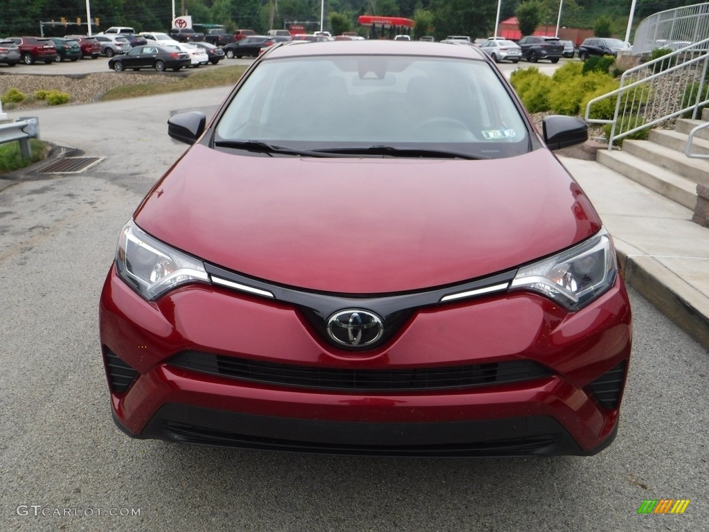 2018 RAV4 LE AWD - Ruby Flare Pearl / Black photo #5