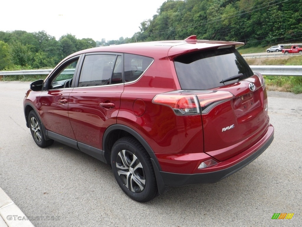 2018 RAV4 LE AWD - Ruby Flare Pearl / Black photo #8