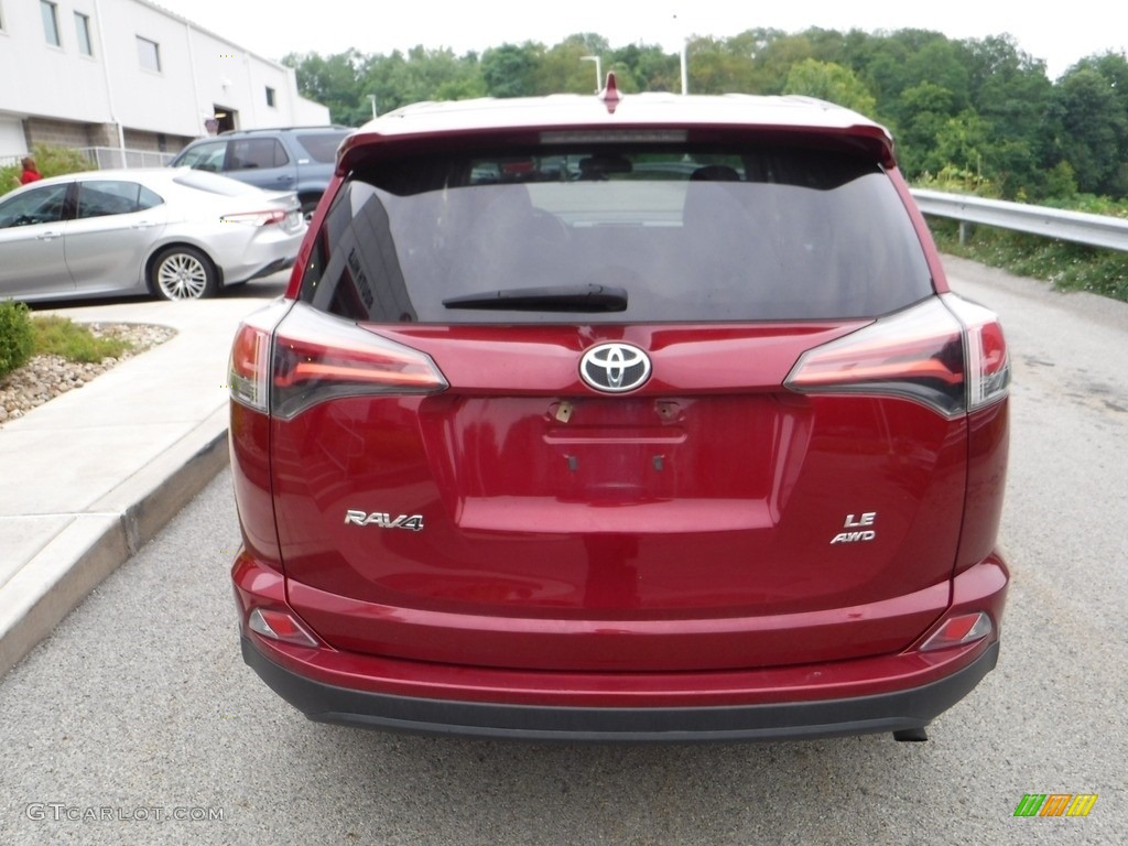 2018 RAV4 LE AWD - Ruby Flare Pearl / Black photo #10