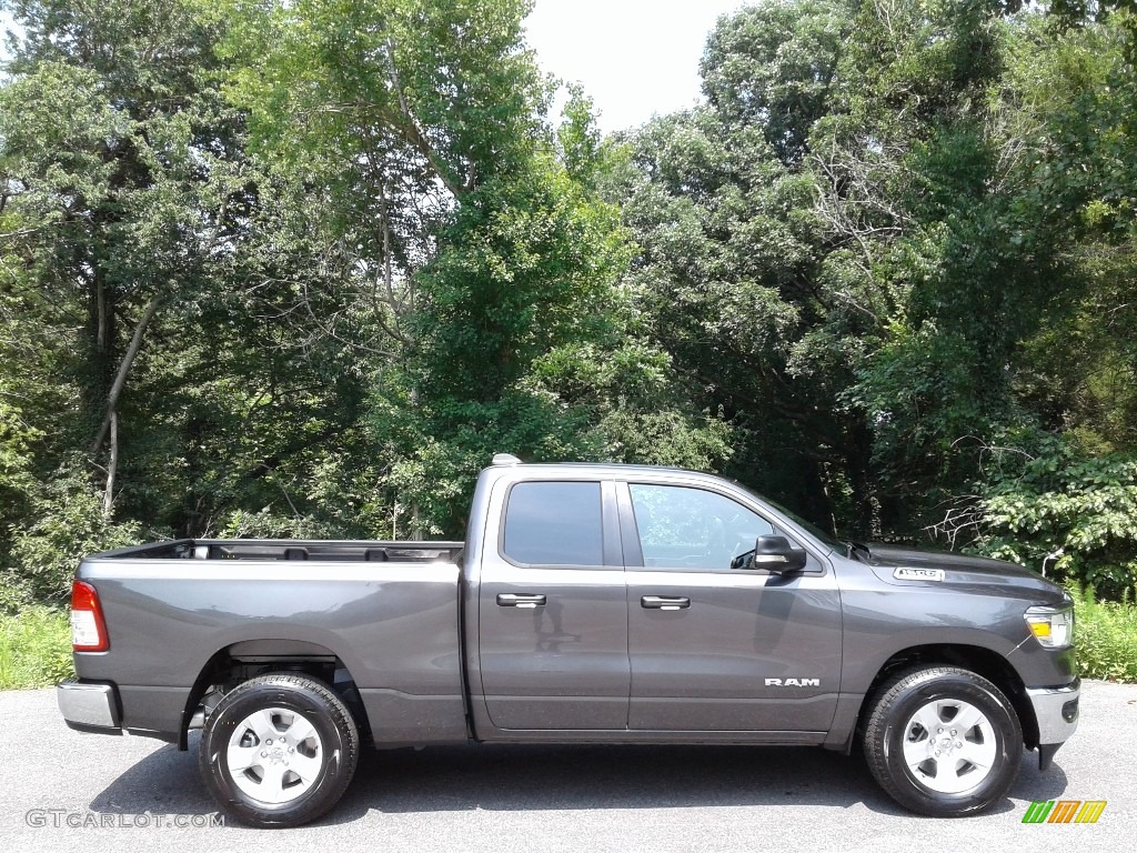 Granite Crystal Metallic 2021 Ram 1500 Big Horn Quad Cab 4x4 Exterior Photo #142569603