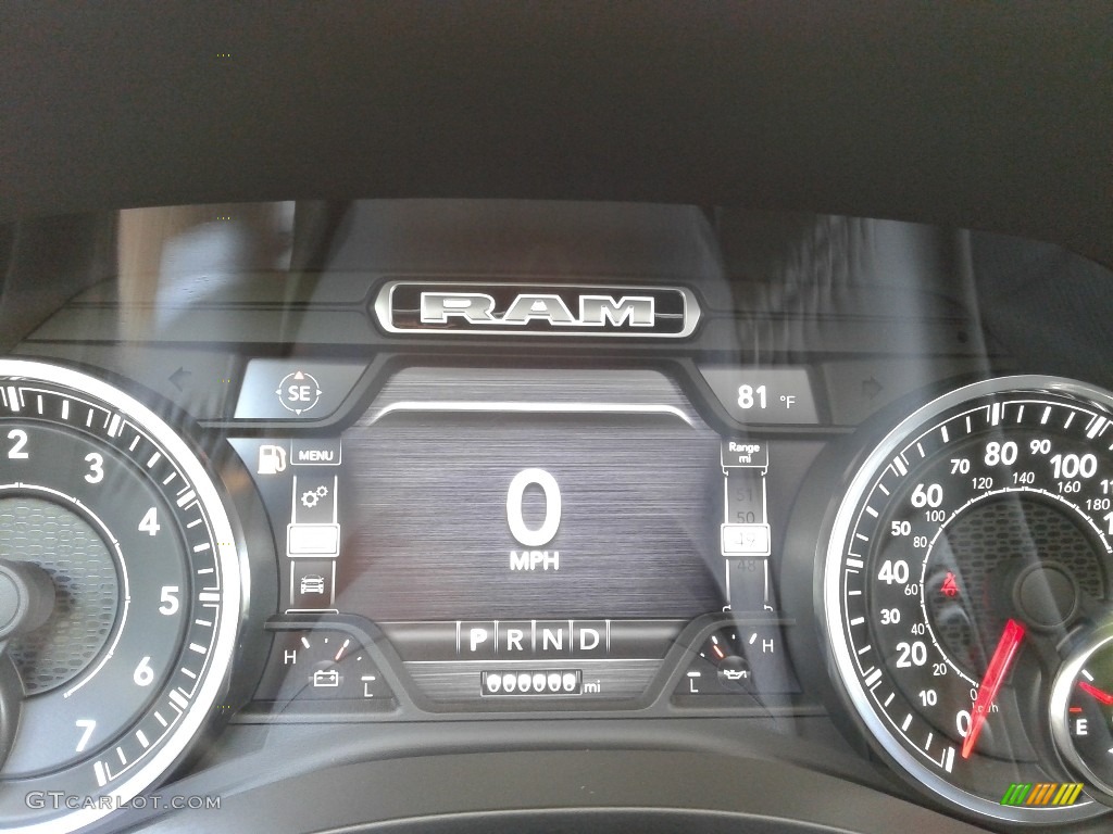 2021 Ram 1500 Big Horn Quad Cab 4x4 Gauges Photo #142570071