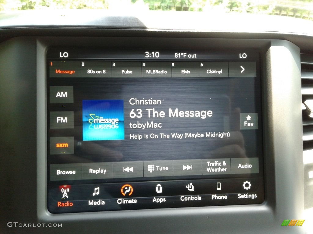 2021 Ram 1500 Big Horn Quad Cab 4x4 Audio System Photo #142570119