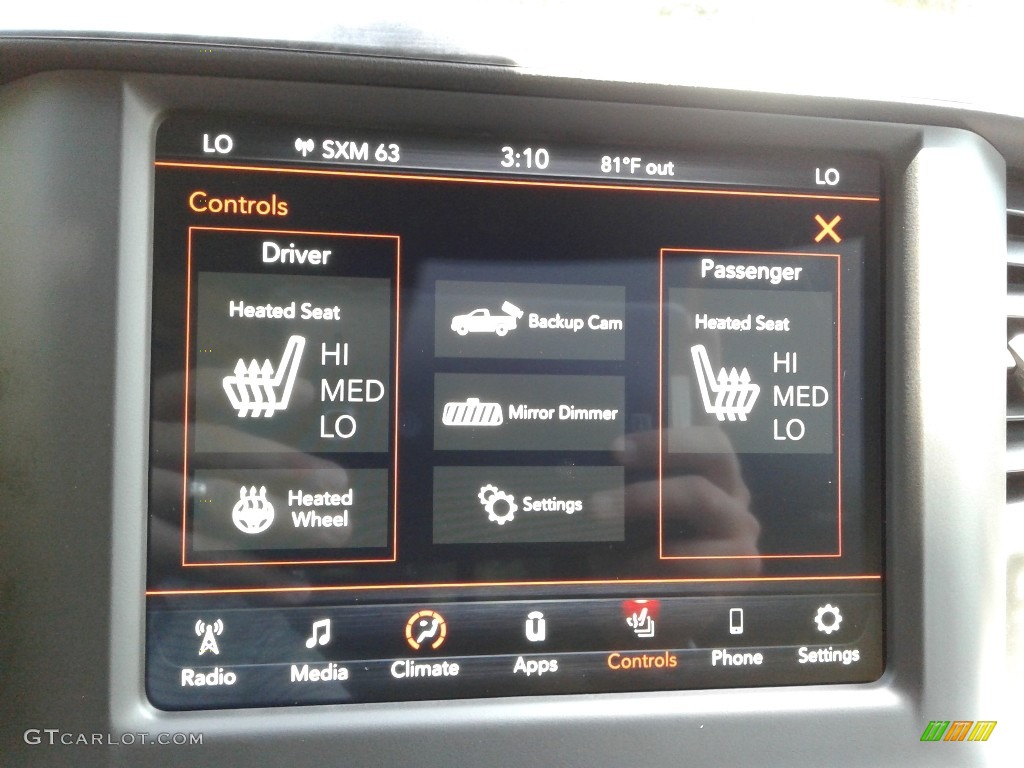 2021 Ram 1500 Big Horn Quad Cab 4x4 Controls Photo #142570152