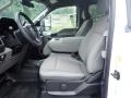 2021 Ford F250 Super Duty Medium Earth Gray Interior Front Seat Photo