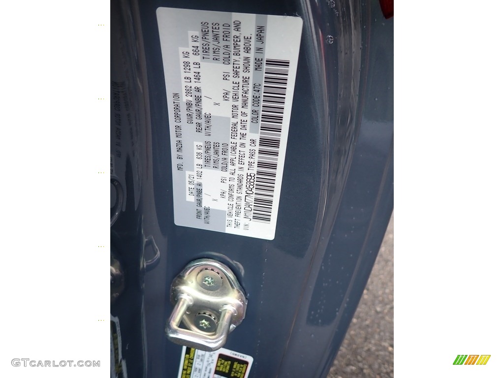 2021 MX-5 Miata RF Color Code 47C for Machine Gray Metallic Photo #142570863