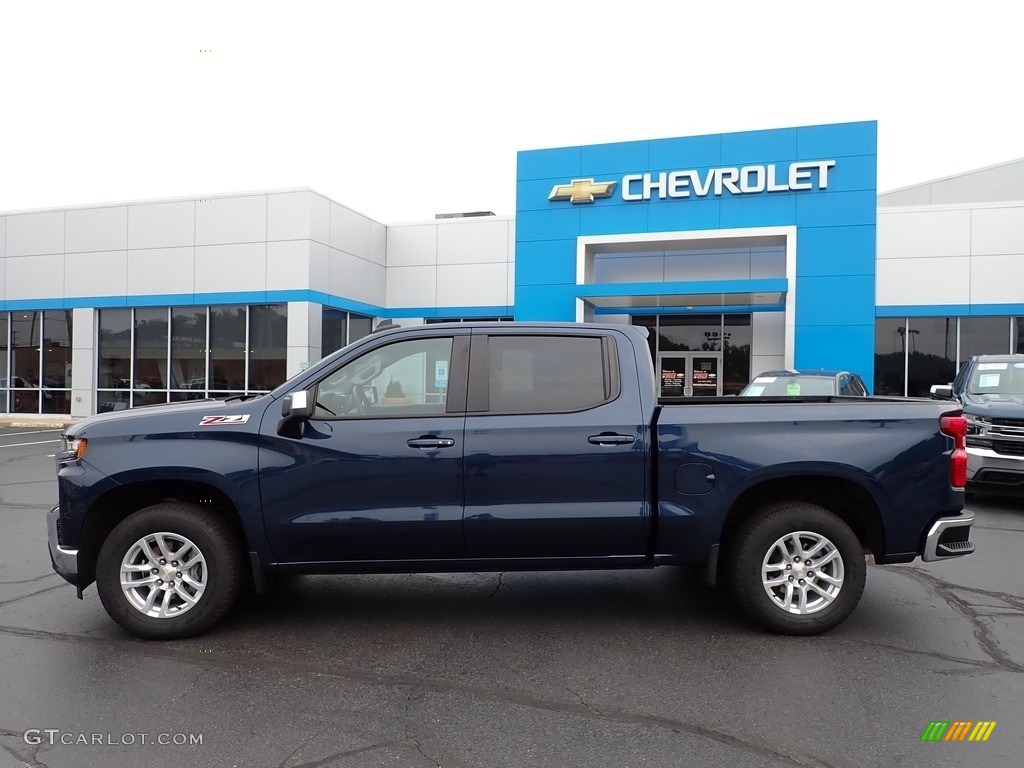 Northsky Blue Metallic 2020 Chevrolet Silverado 1500 LT Z71 Crew Cab 4x4 Exterior Photo #142570938