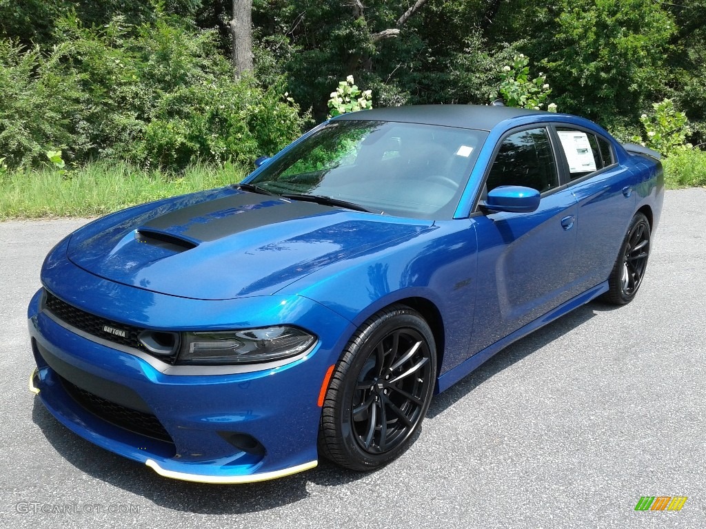 2021 Charger Daytona - Indigo Blue / Black photo #2