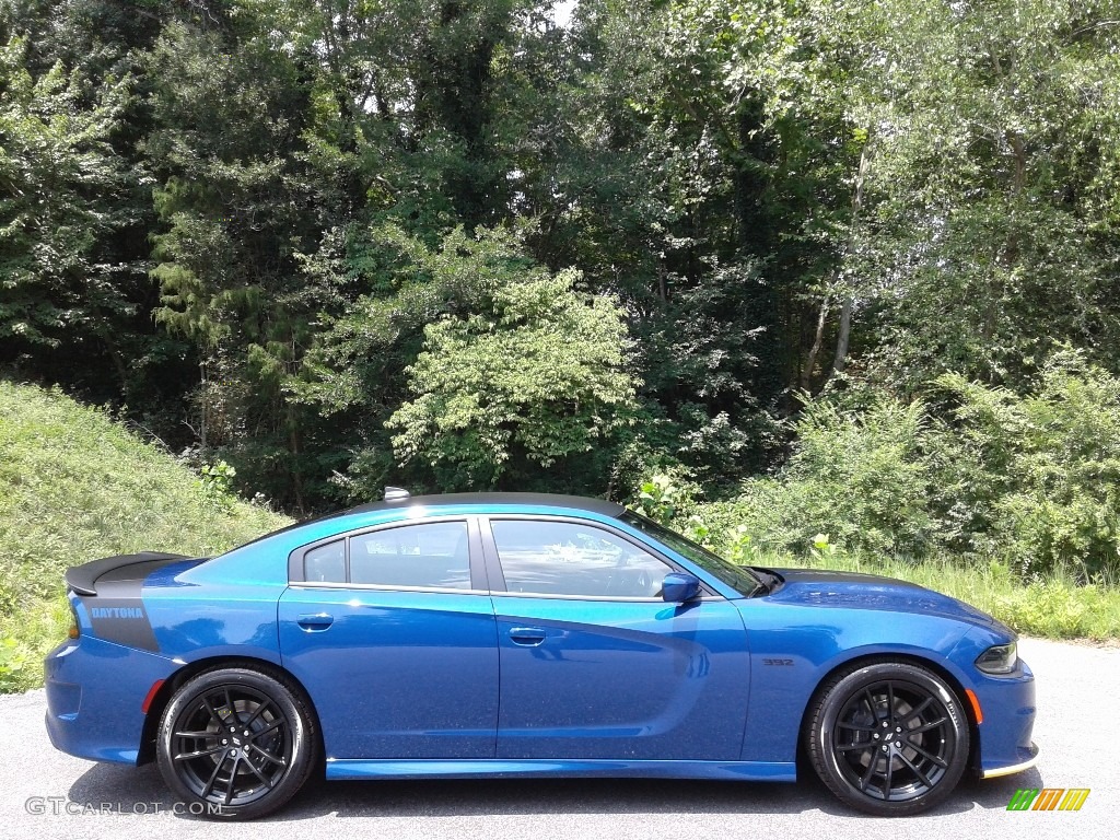 Indigo Blue 2021 Dodge Charger Daytona Exterior Photo #142571412