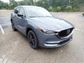 2021 Polymetal Gray Mazda CX-5 Carbon Edition AWD  photo #3