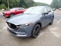 2021 Polymetal Gray Mazda CX-5 Carbon Edition AWD  photo #5