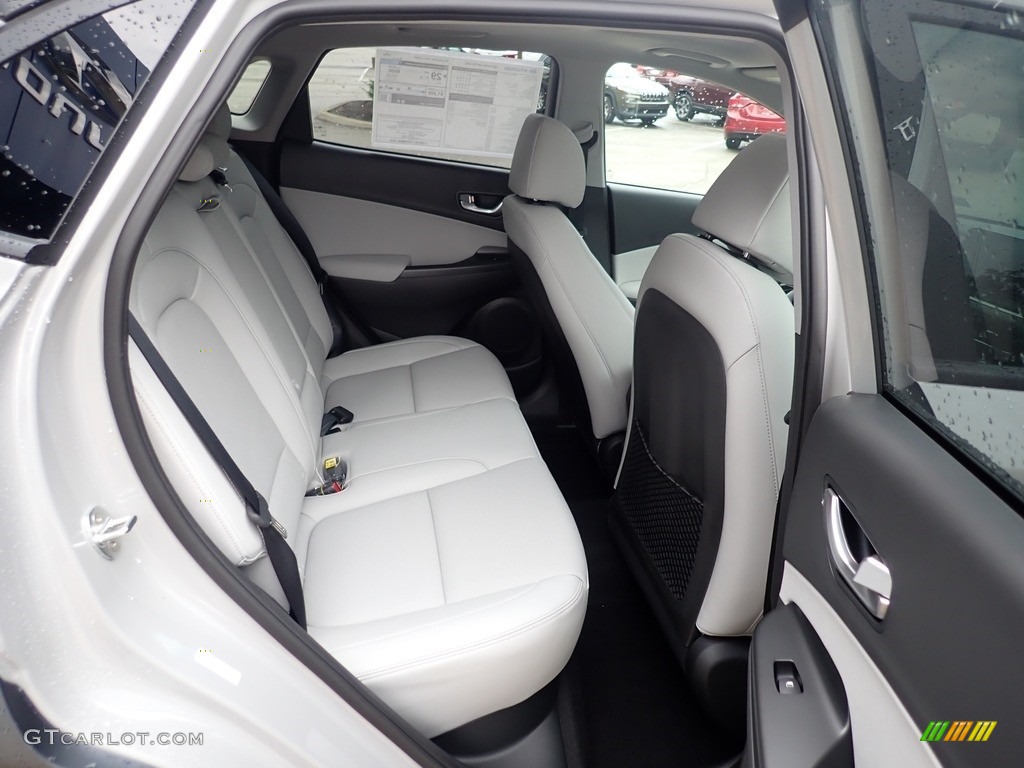 Gray/Black Interior 2022 Hyundai Kona Limited AWD Photo #142573326