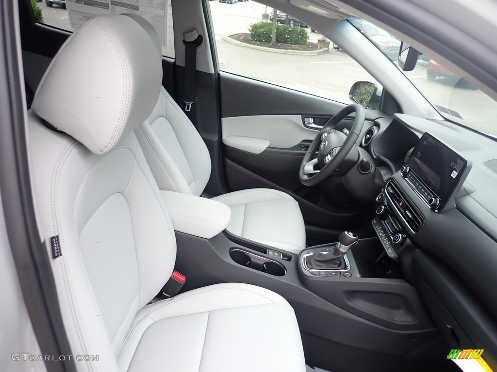 Gray/Black Interior 2022 Hyundai Kona Limited AWD Photo #142573346