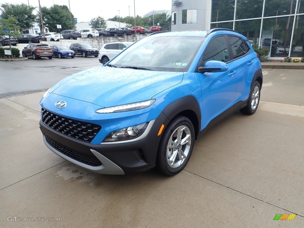 2022 Kona SEL AWD - Blue Wave / Black photo #5