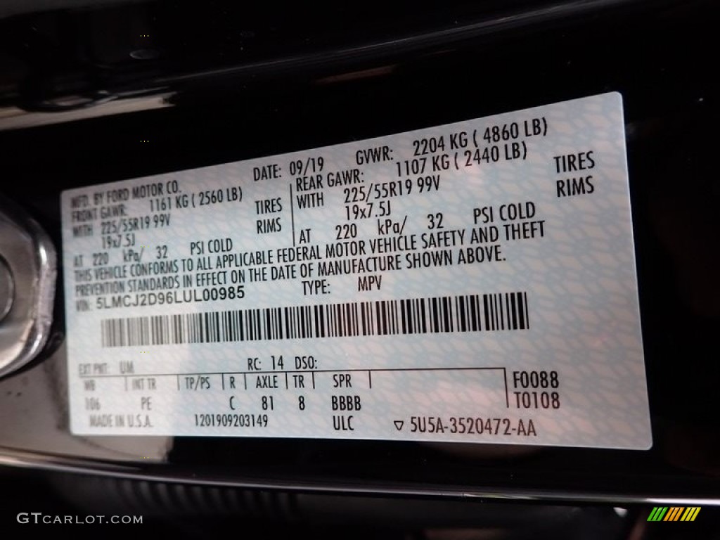 2020 Corsair Color Code UM for Infinite Black Photo #142574187
