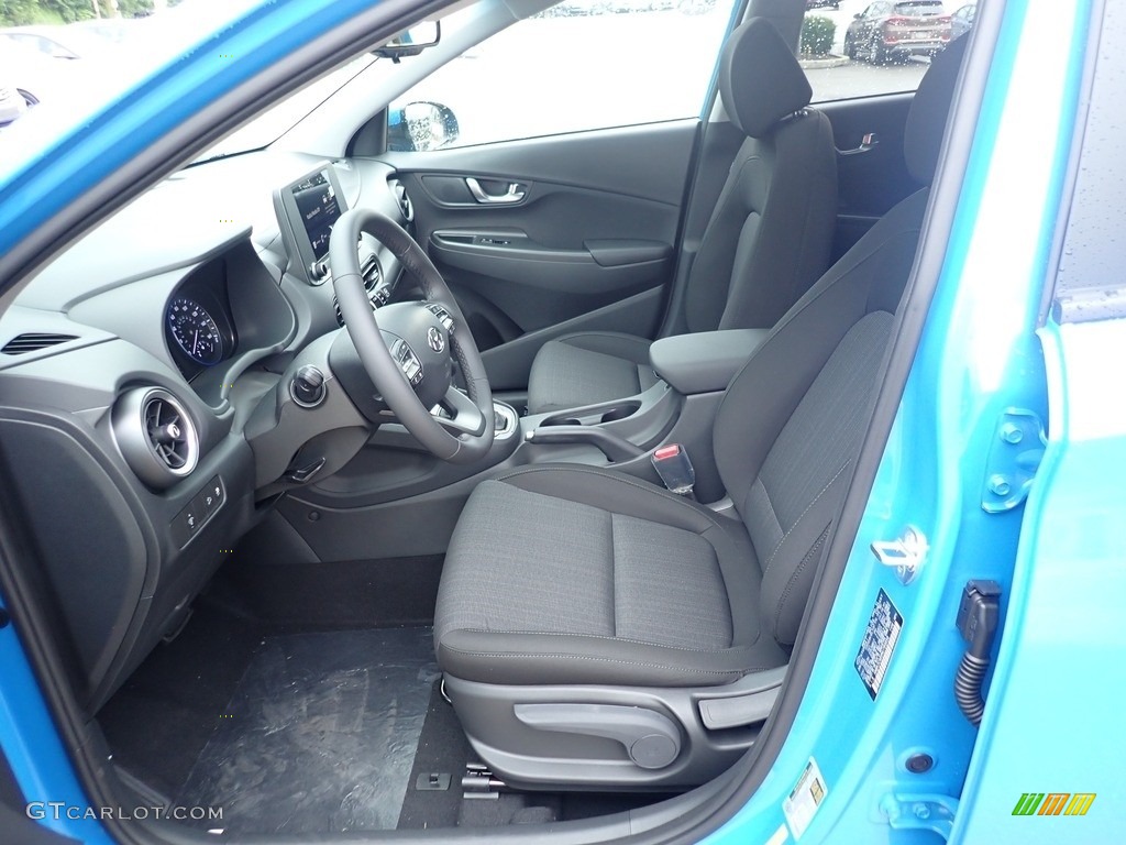 2022 Kona SEL AWD - Blue Wave / Black photo #13