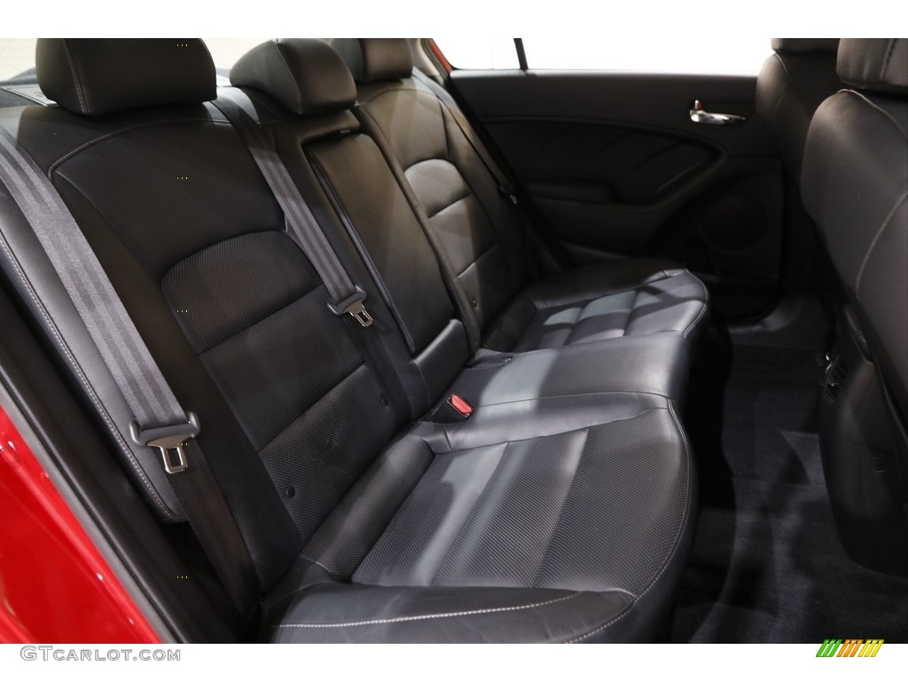 Black Interior 2017 Kia Forte EX Photo #142574301