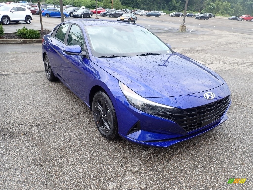 2021 Elantra SEL - Intense Blue / Black photo #3