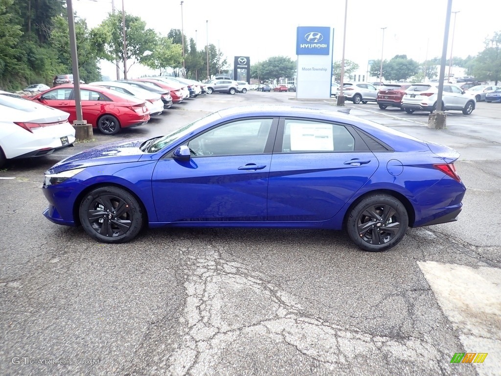 2021 Elantra SEL - Intense Blue / Black photo #6