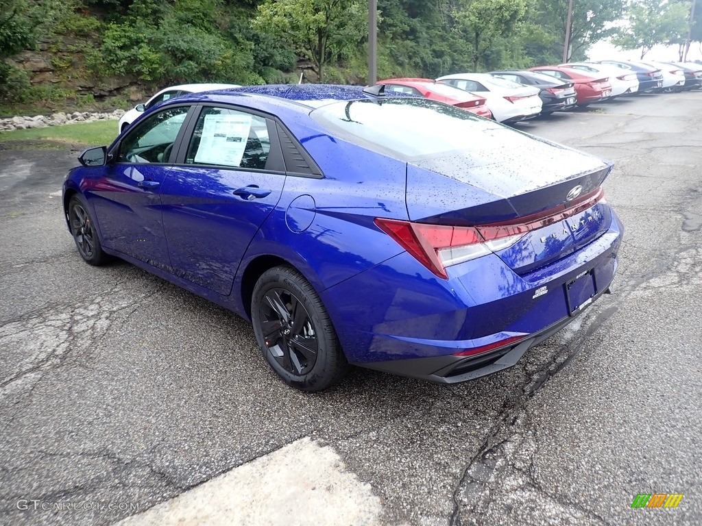 2021 Elantra SEL - Intense Blue / Black photo #7