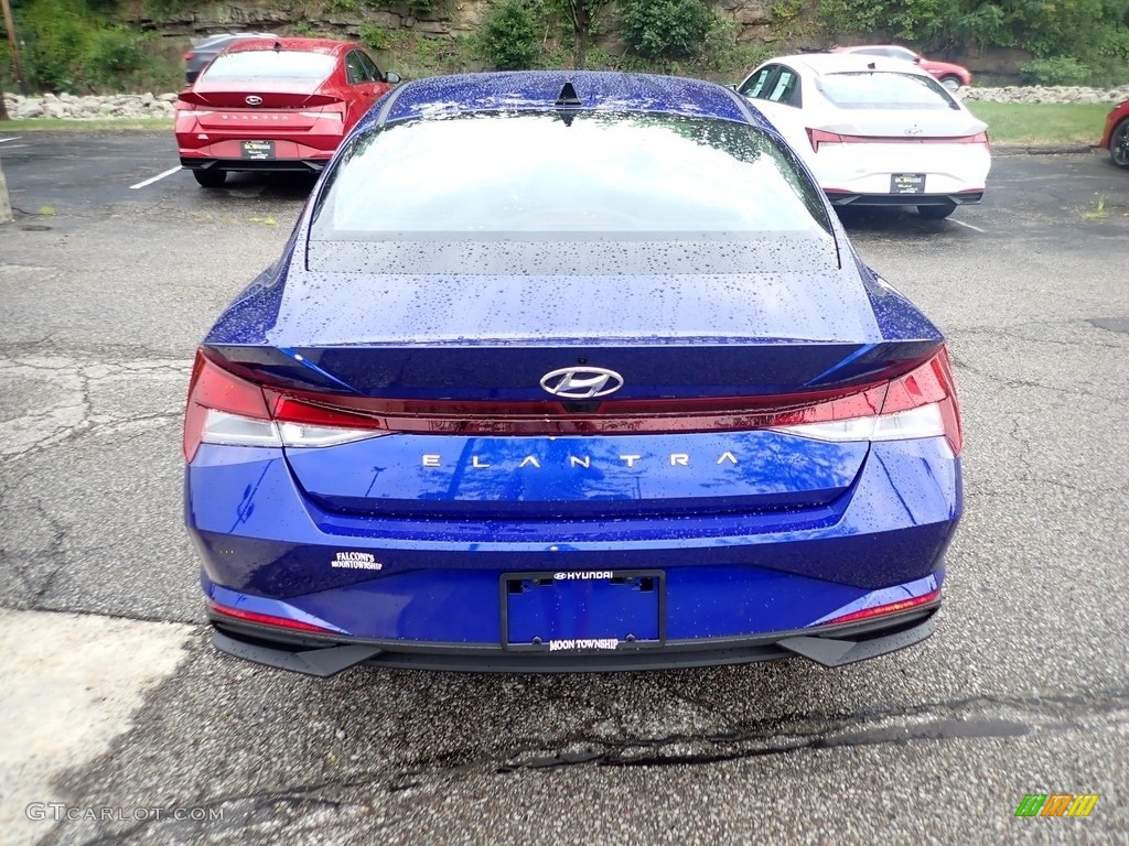 2021 Elantra SEL - Intense Blue / Black photo #8