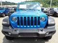 2021 Hydro Blue Pearl Jeep Wrangler Unlimited Sport 4x4  photo #9