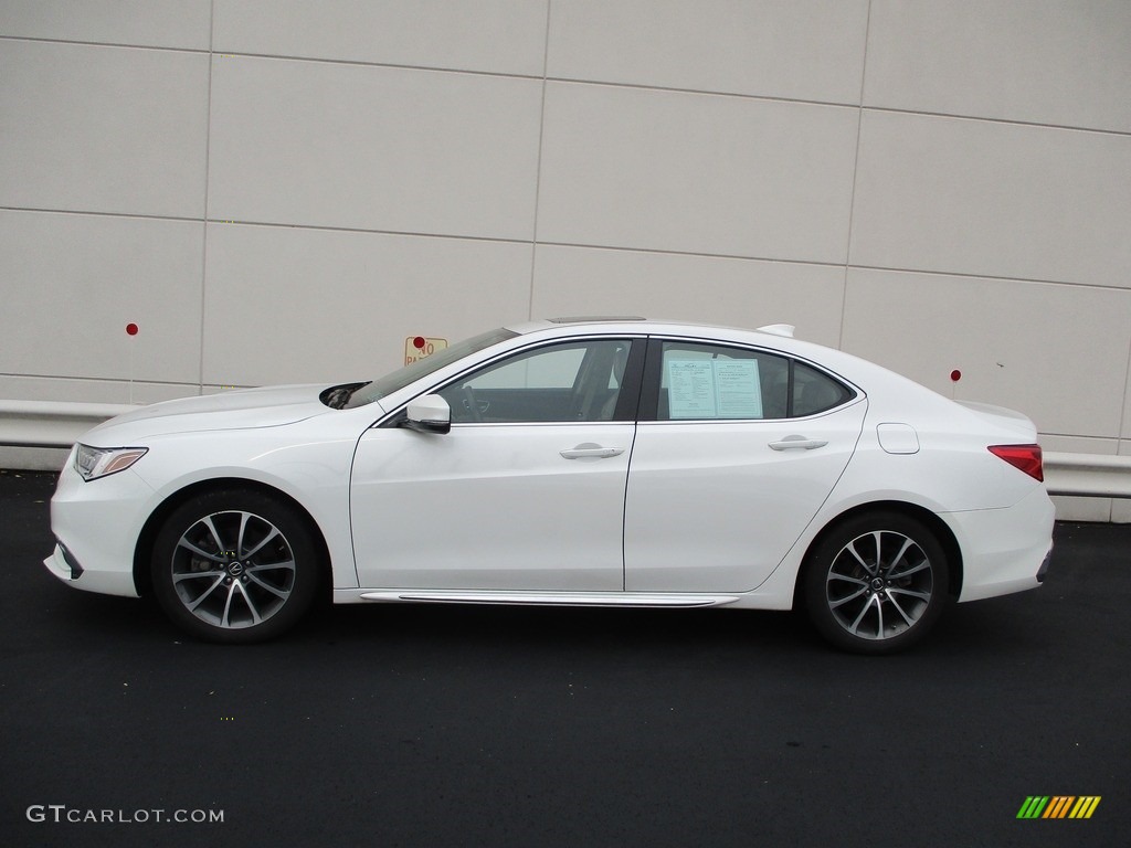 2018 TLX V6 SH-AWD Technology Sedan - Bellanova White Pearl / Parchment photo #2