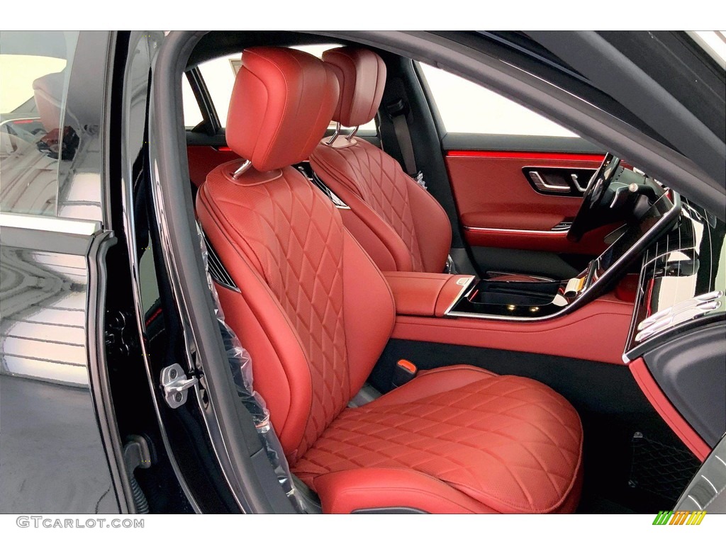 Carmine Red/Black Interior 2021 Mercedes-Benz S 580 4Matic Sedan Photo #142577169
