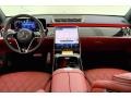 Carmine Red/Black Dashboard Photo for 2021 Mercedes-Benz S #142577190