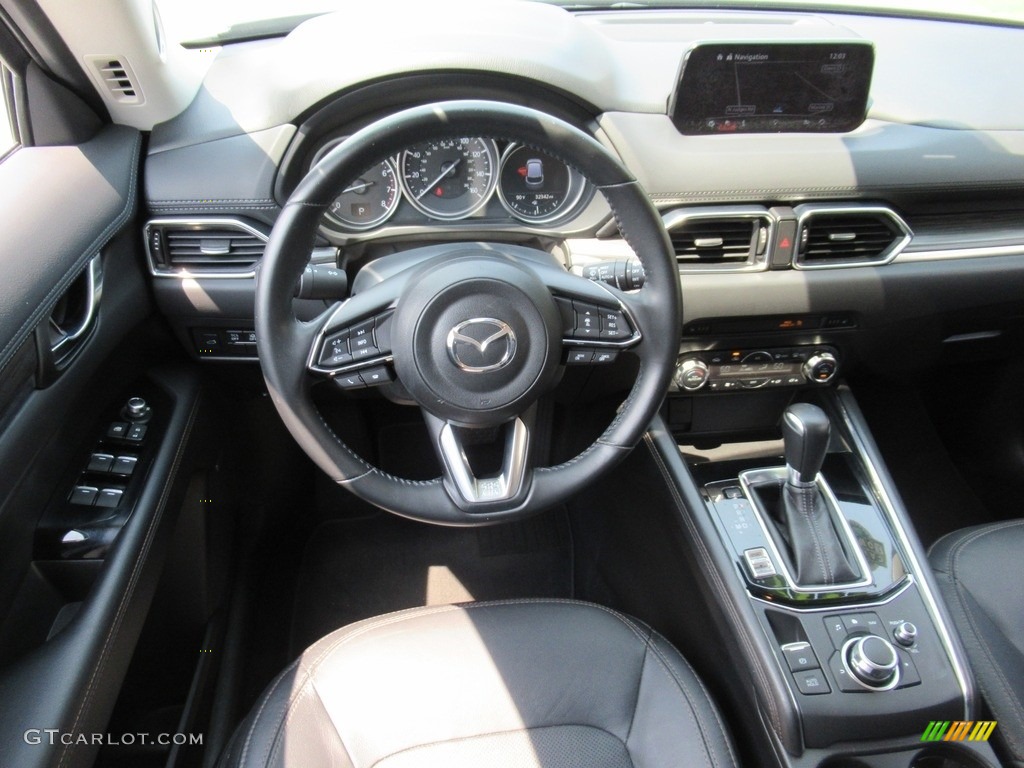 Black Interior 2018 Mazda CX-5 Grand Touring Photo #142578858
