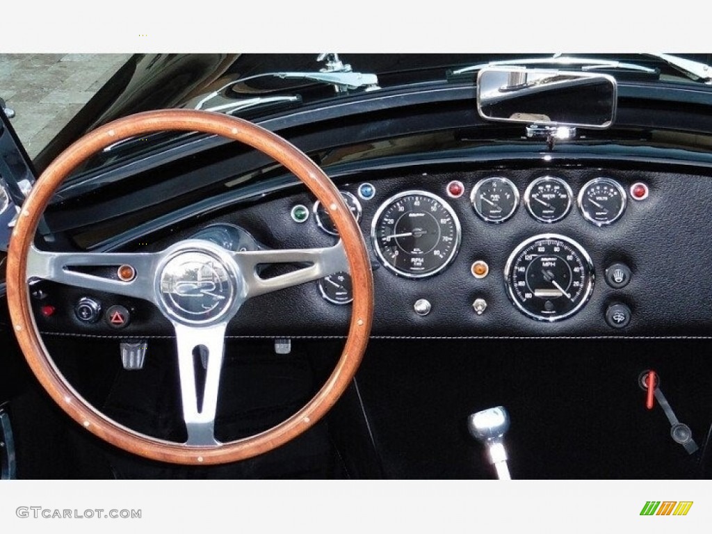 1965 Shelby Cobra Backdraft Roadster Replica Black Dashboard Photo #142579624