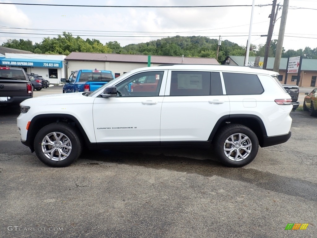 Bright White 2021 Jeep Grand Cherokee L Limited 4x4 Exterior Photo #142579738