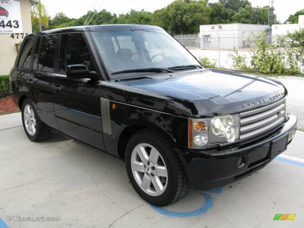 2003 Range Rover HSE - Java Black Metallic / Charcoal/Jet Black photo #1