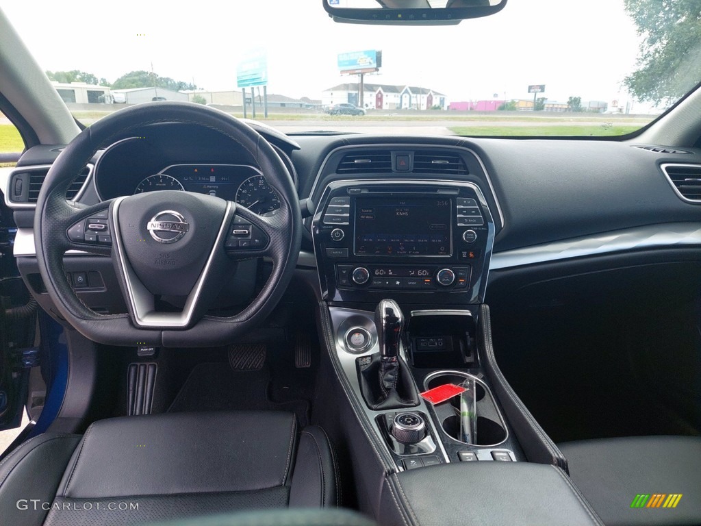 2020 Nissan Maxima SL Charcoal Dashboard Photo #142580341