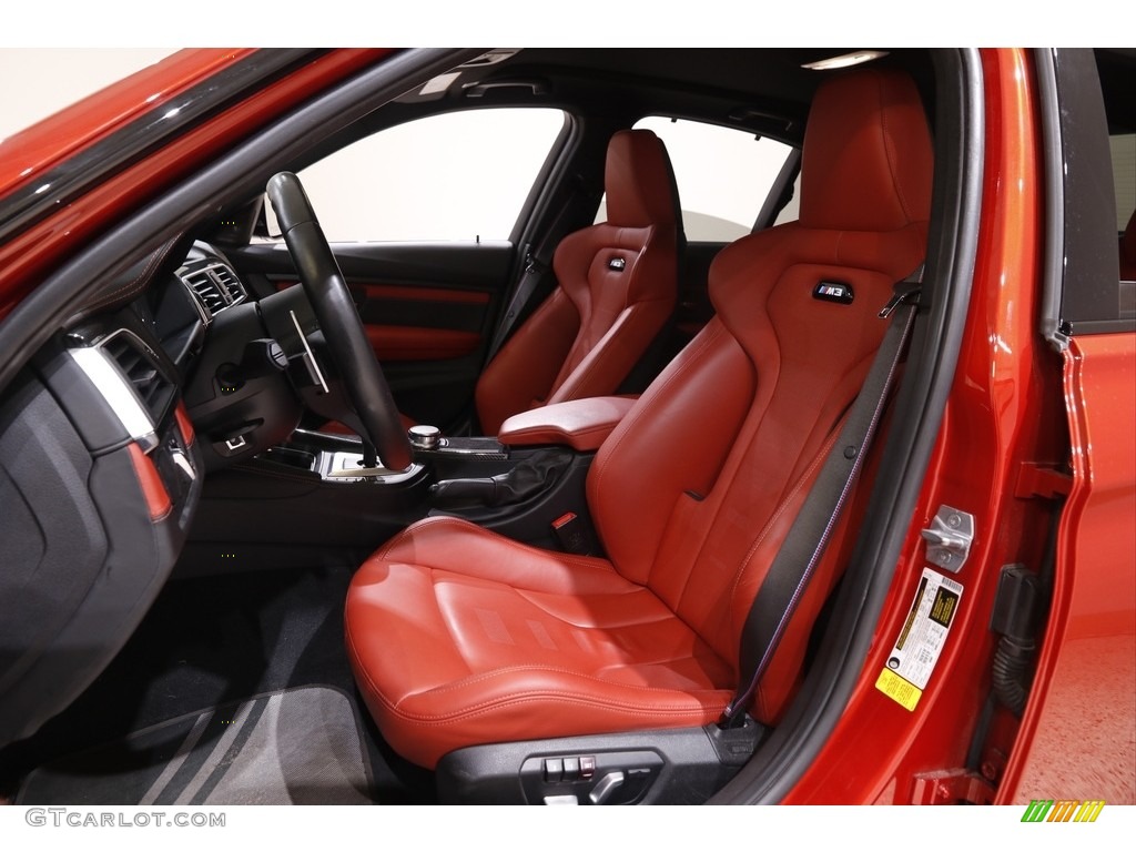 2018 M3 Sedan - Sakhir Orange II Metallic / Sakhir Orange/Black photo #5