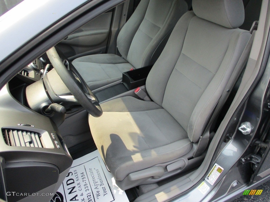 2011 Civic DX-VP Sedan - Polished Metal Metallic / Gray photo #6