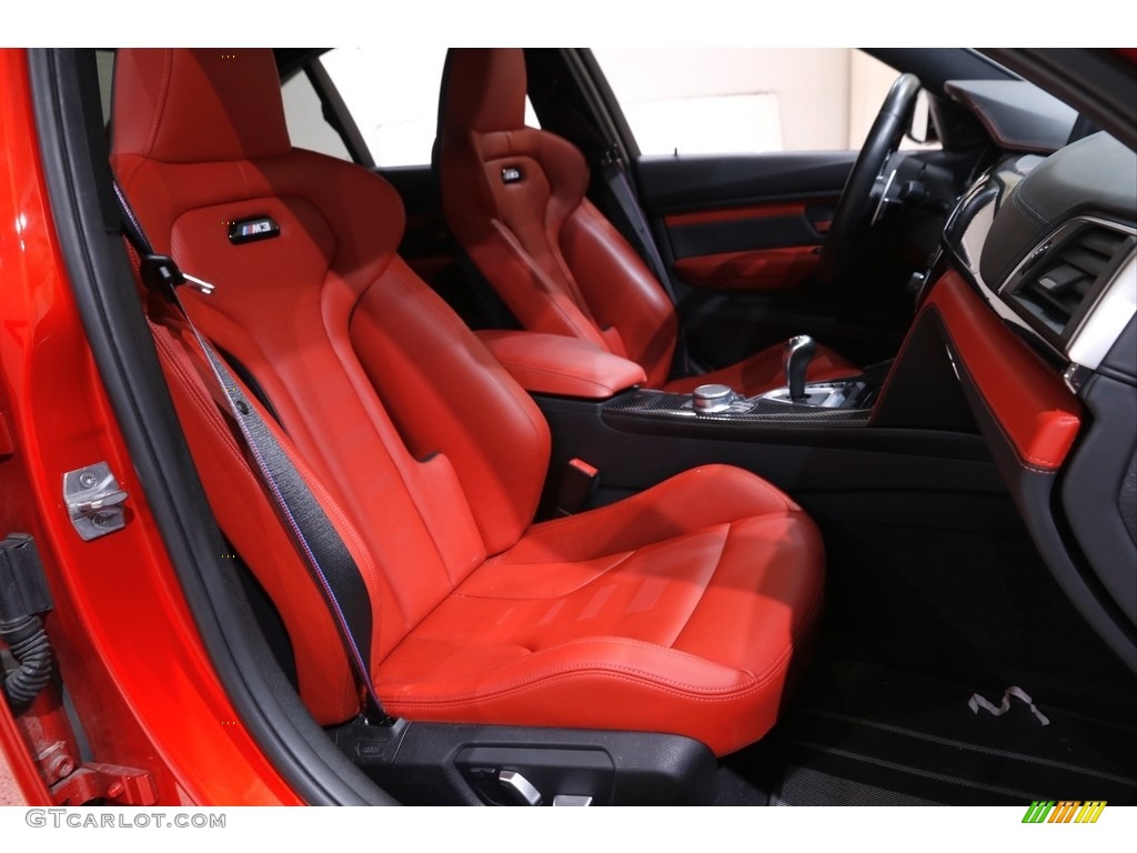 2018 M3 Sedan - Sakhir Orange II Metallic / Sakhir Orange/Black photo #17