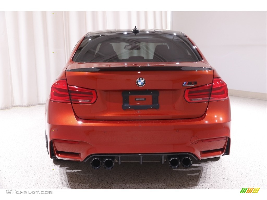 2018 M3 Sedan - Sakhir Orange II Metallic / Sakhir Orange/Black photo #20