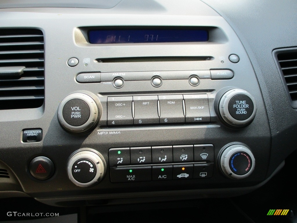 2011 Civic DX-VP Sedan - Polished Metal Metallic / Gray photo #12