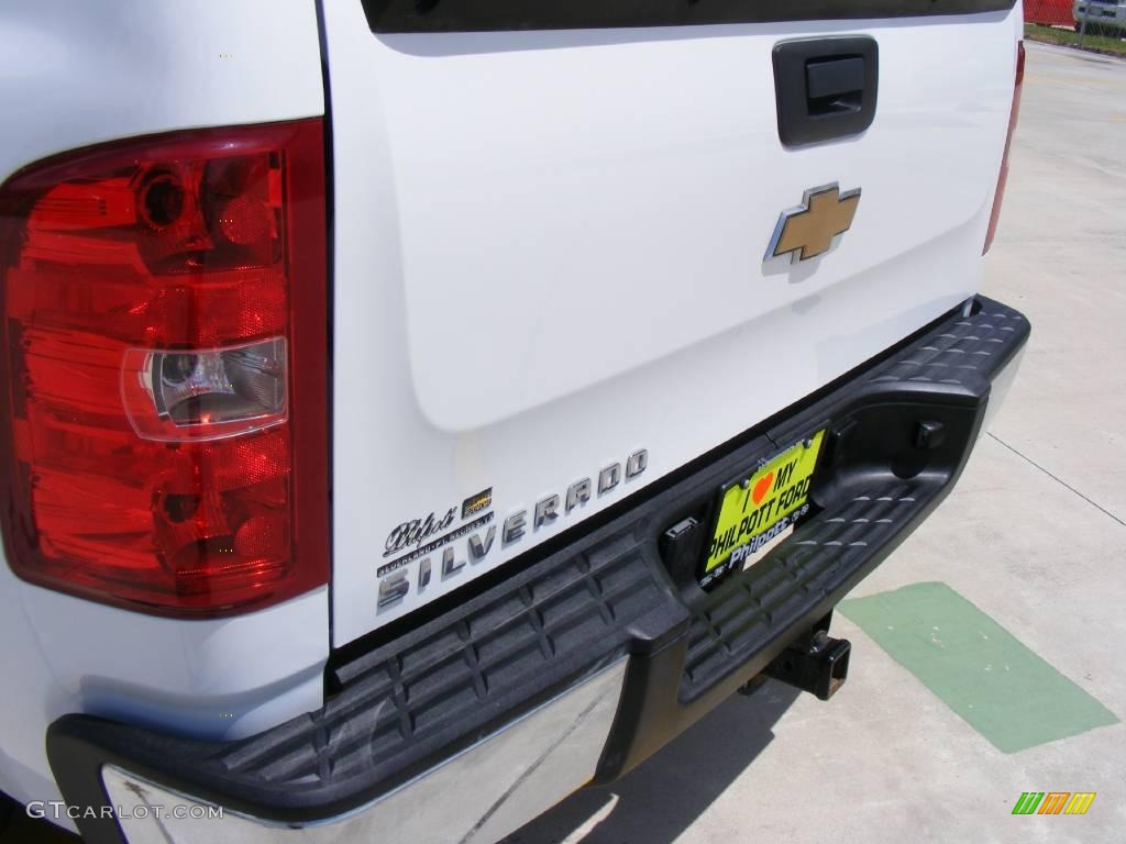 2008 Silverado 1500 Work Truck Extended Cab - Summit White / Dark Titanium photo #16