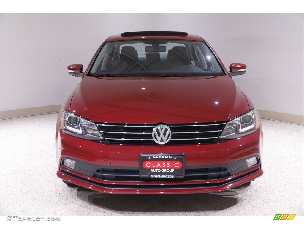 2016 Jetta SEL - Cardinal Red Metallic / Titan Black photo #2