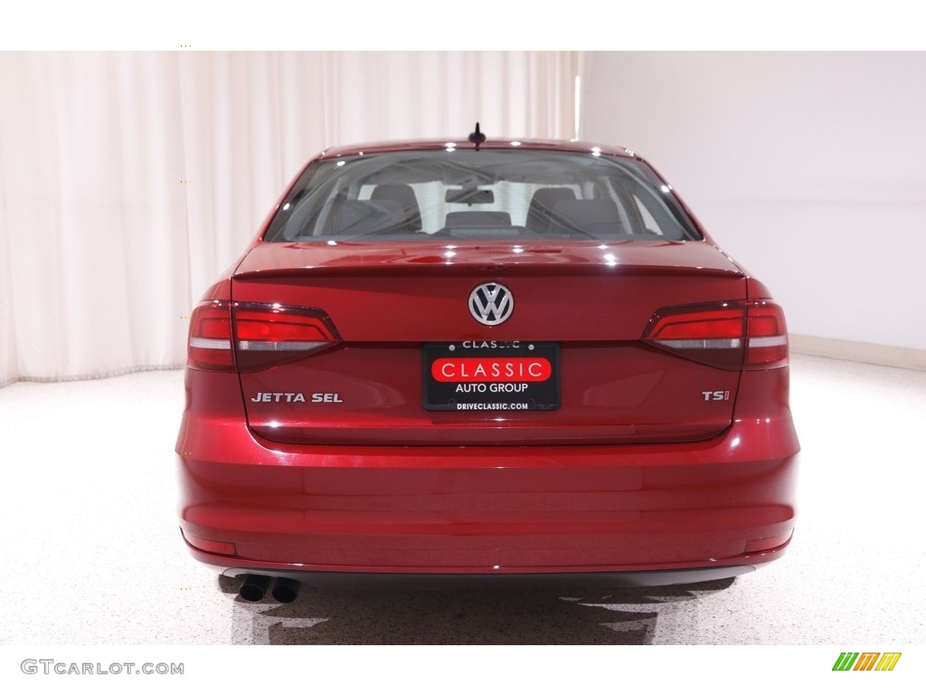2016 Jetta SEL - Cardinal Red Metallic / Titan Black photo #15