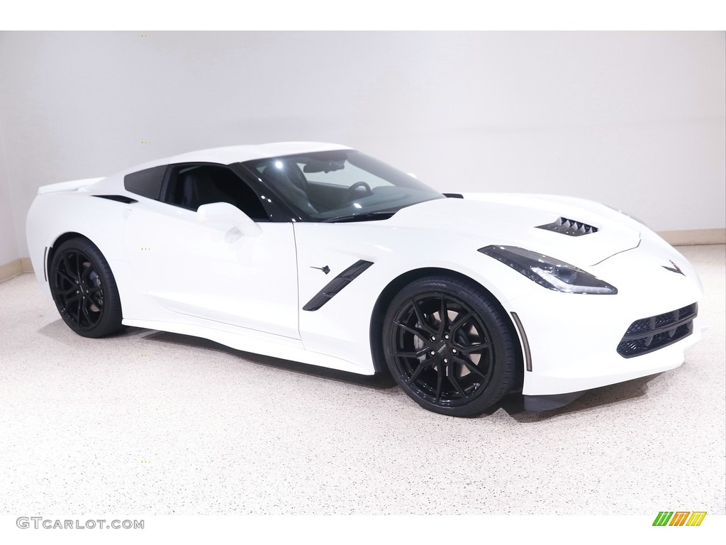 Arctic White 2016 Chevrolet Corvette Stingray Coupe Exterior Photo #142582858