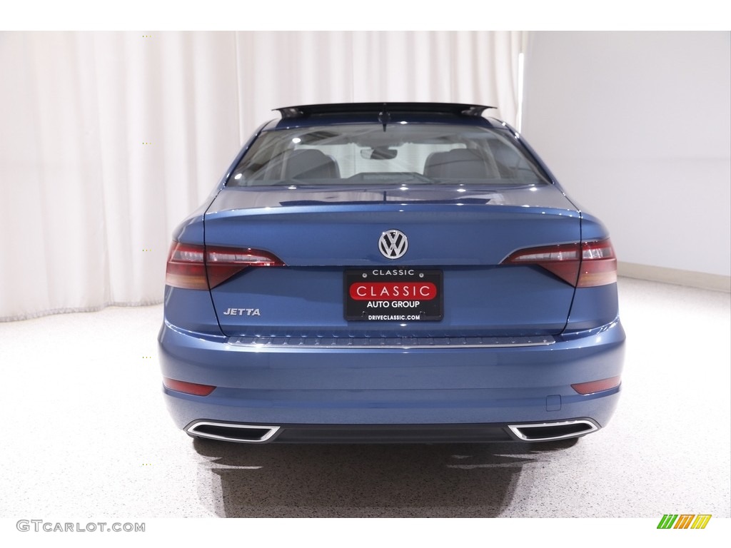 2019 Jetta SEL - Blue Silk Metallic / Dark Beige photo #17