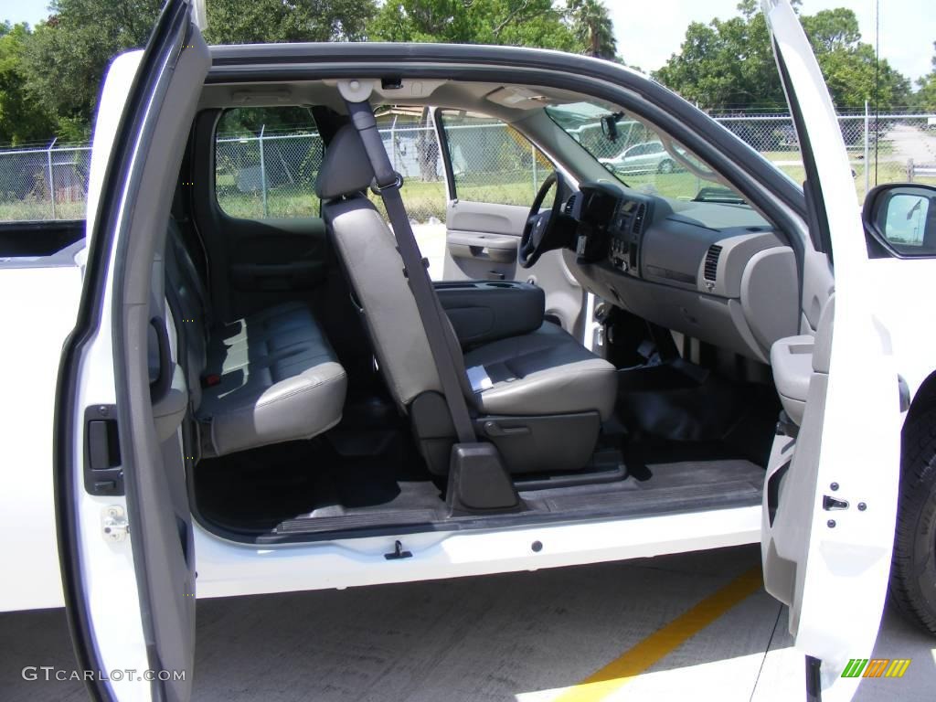 2008 Silverado 1500 Work Truck Extended Cab - Summit White / Dark Titanium photo #20