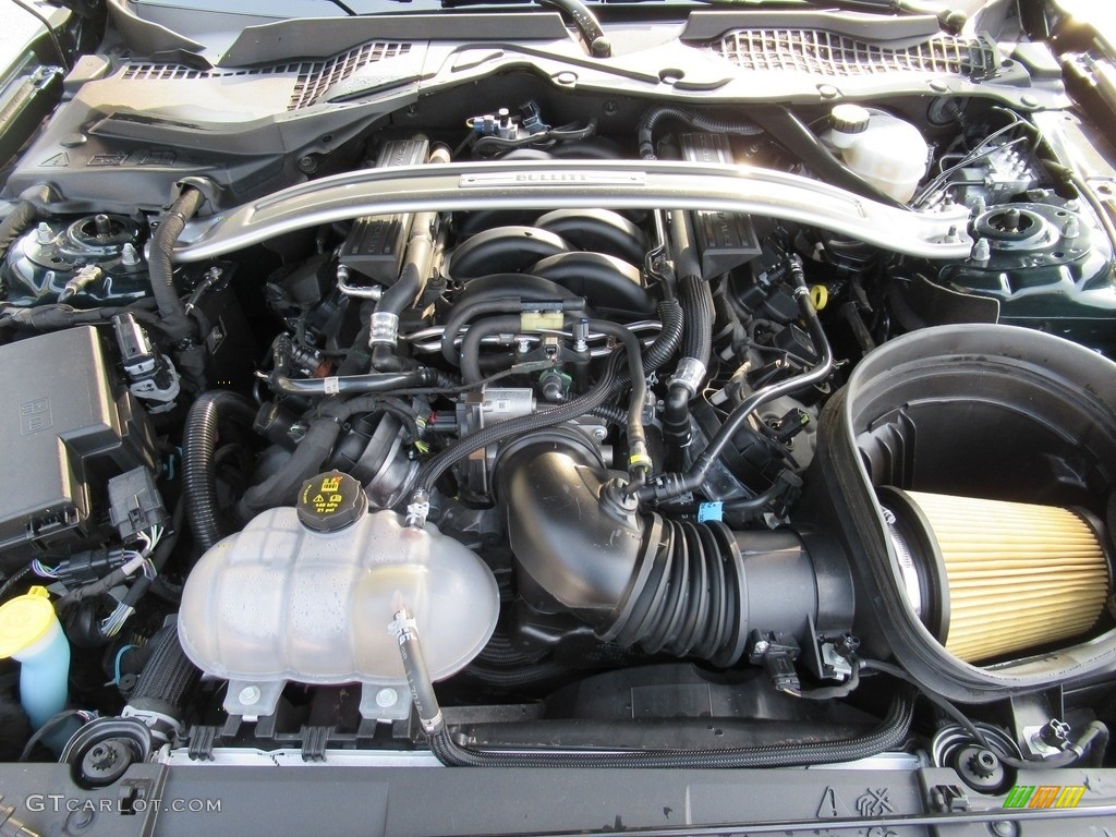 2019 Ford Mustang Bullitt 5.0 Liter DOHC 32-Valve Ti-VCT V8 Engine Photo #142584166