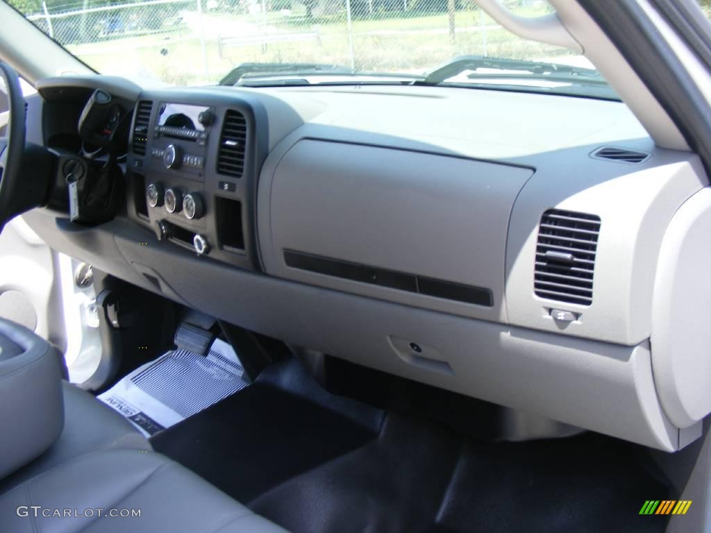 2008 Silverado 1500 Work Truck Extended Cab - Summit White / Dark Titanium photo #22