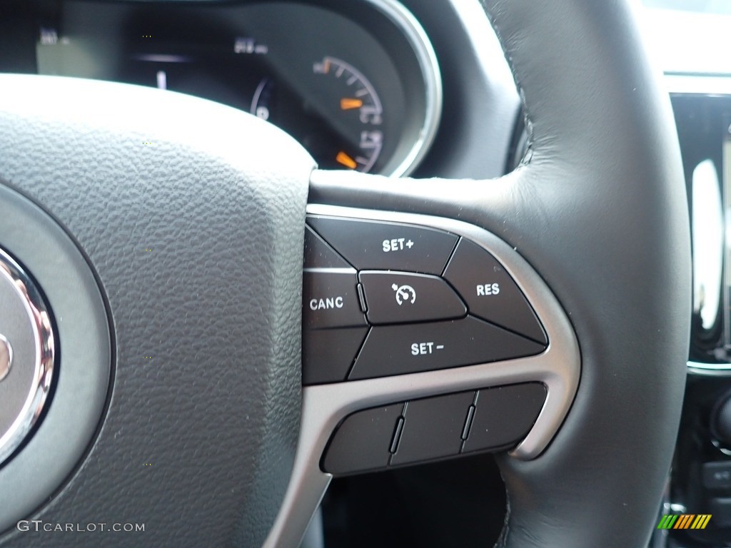 2021 Jeep Grand Cherokee Laredo 4x4 Black Steering Wheel Photo #142585300