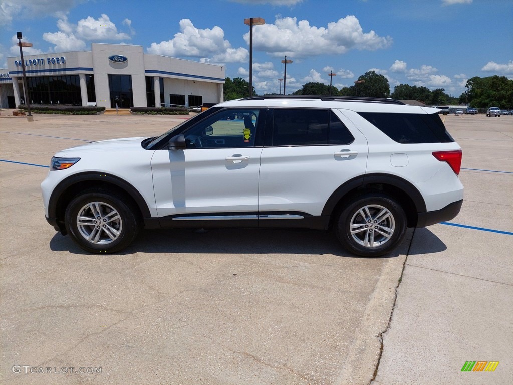 2020 Explorer XLT 4WD - Oxford White / Ebony photo #4