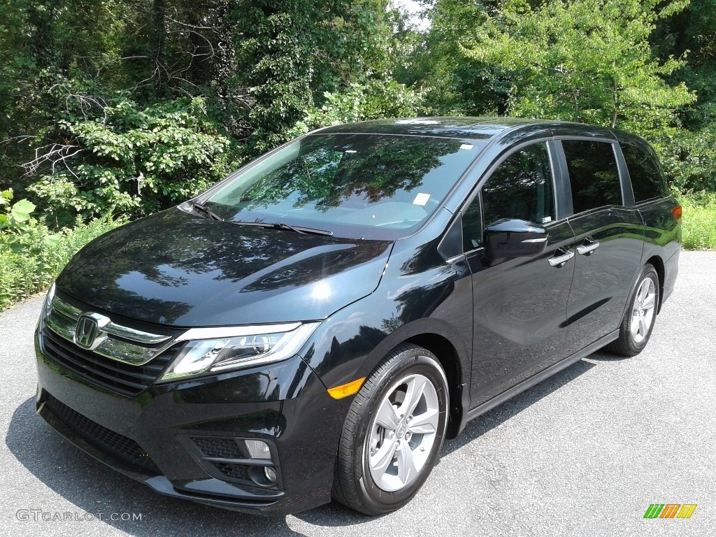 Crystal Black Pearl 2020 Honda Odyssey EX-L Exterior Photo #142586231