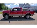 2021 Rapid Red Ford F350 Super Duty Lariat SuperCab 4x4  photo #4